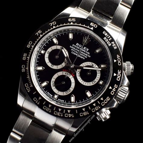 rolex daytona black classic|rolex daytona black dial price.